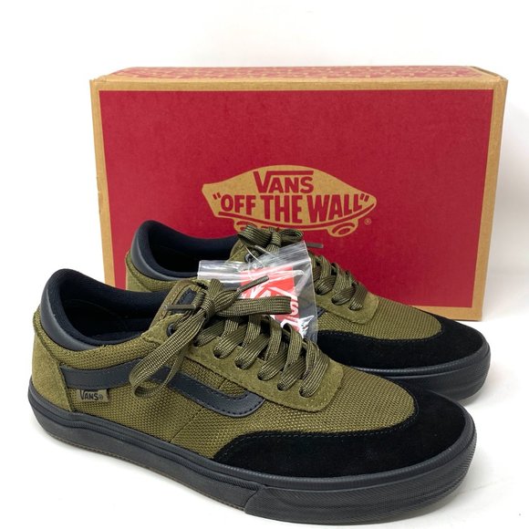 VANS Glibert Crocket Tactical Beech Green Black Women’s Size Sneaker VN0A38COUZK - Picture 6 of 10